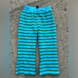 GAP Striped Kids flare/boot Pants - Blue and Green